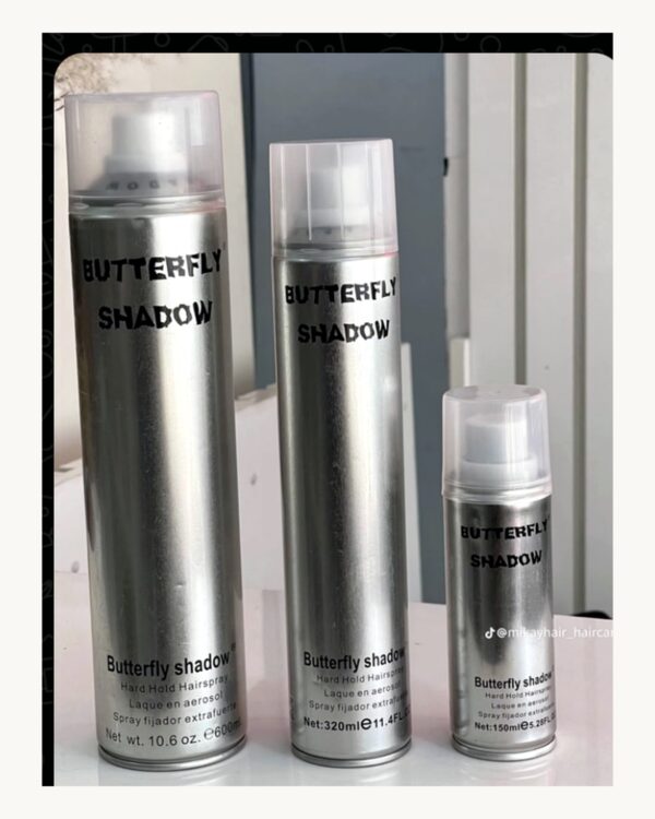 Butterfly Shadow Hard Hold Hairspray