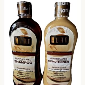 Elan Mentholated Shampoo & Conditioner – 500ml Combo