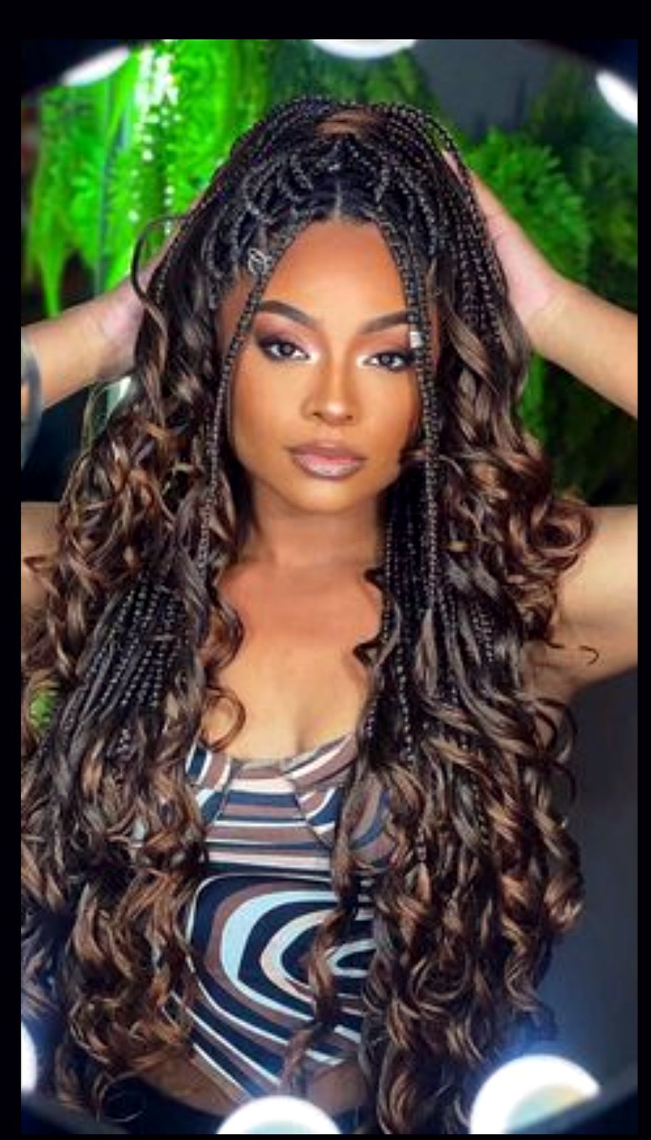 French Curl Braids