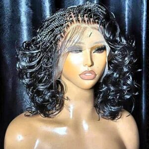 Midas Luxe Black French Curl Wig