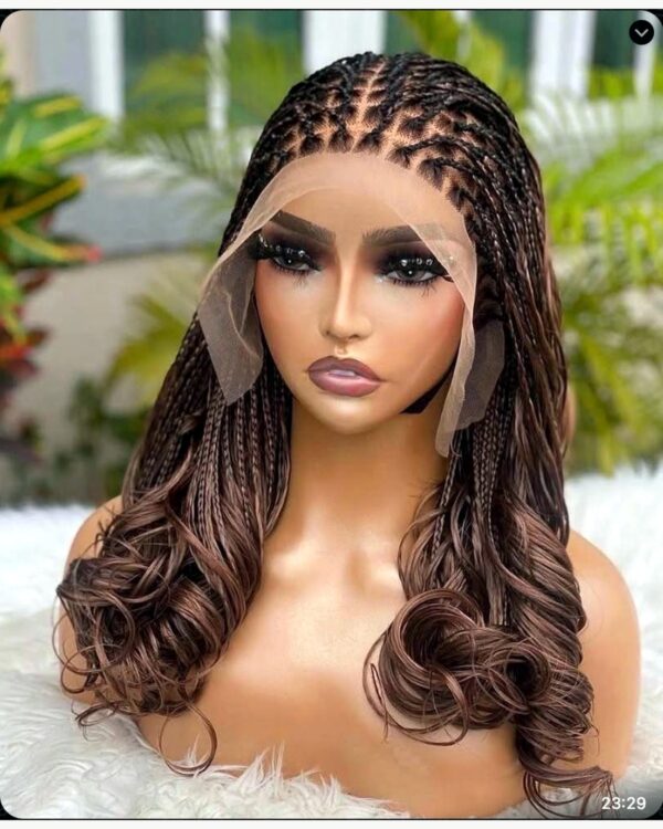 Midas Luxe French Curl Braided Wig