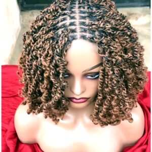 Midas Luxe Passion Twist Bob Wig – Caramel Brown 12"