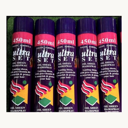 Ultra Set Oil Sheen Hair Spray – 450ml